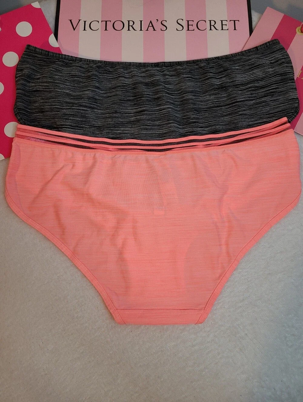 Y2K Victoria's Secret 2pk Everyday Perfect Smooth Microfiber Hipster Panties Lg